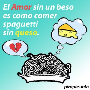 El Amor sin un beso es como comer